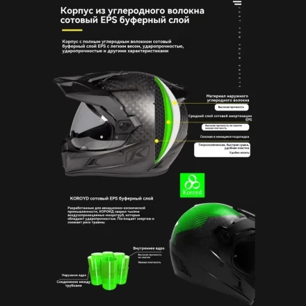 Мотошлем KLIM Krios Pro, цвет Charger Gray