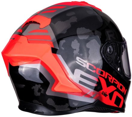 Мотошлем Scorpion Exo-R1 AIR OGI, цвет Черный/Красный