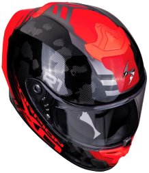 Мотошлем Scorpion Exo-R1 AIR OGI, цвет Черный/Красный