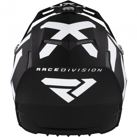 Шлем FXR Clutch CX Black White D-ring 