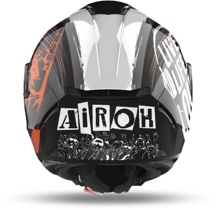 Мотошлем Airoh Spark Rock&#039;N&#039;roll Black Gloss