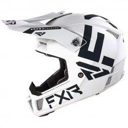 Шлем FXR Clutch CX White Black D-ring  
