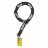 Цепь с замком Abus 8077 Yellow 12KS120 Black Loop