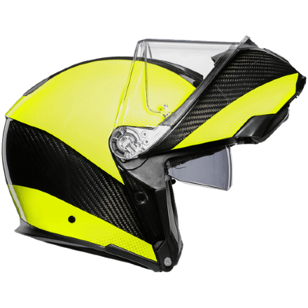 Мотошлем AGV Sportmodular Multi Hi Vis Carbon/Yellow FL