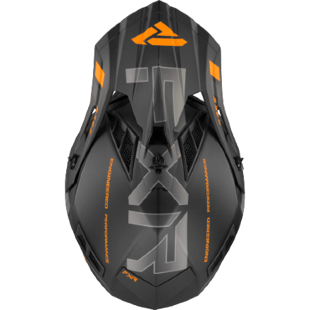 Шлем FXR Helium Race Div Black/Orange Quick Release