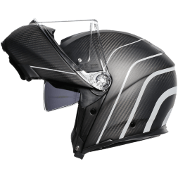 Мотошлем AGV Sportmodular Multi Refractive Carbon/Silver