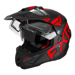 Шлем FXR Torque X Team Black/Red W/ E Shield &amp; Sun Shade с подогревом  