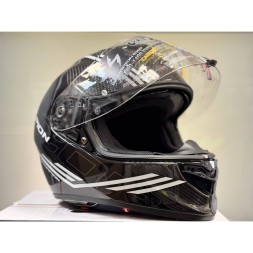 Мотошлем Scorpion Exo-1400 Evo II Carbon Air Reika, цвет Черный/Белый