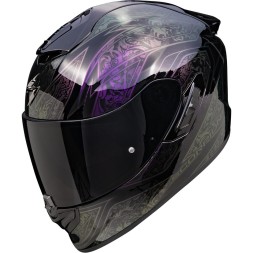 Мотошлем Scorpion Exo-1400 Evo II Fantasy, цвет Черный/Хамелеон