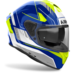 Шлем AIROH Spark 2 Chrono Blue/Yellow Gloss