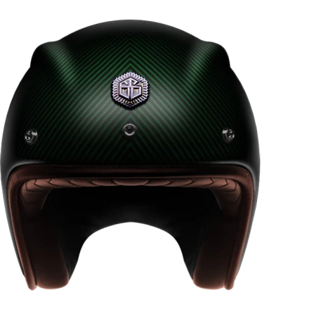 Мотошлем Guang Open Face Emerald Matte