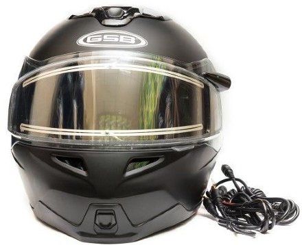 Снегоходный шлем модуляр GSB G-339 Snow Black Matt