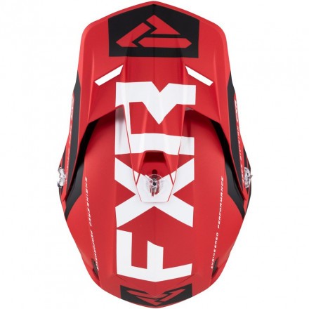 Шлем FXR Clutch Evo LE Red/White/Black D-ring