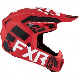 Шлем FXR Clutch Evo LE Red/White/Black D-ring