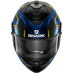Мотошлем Shark Spartan GT Carbon Kromium, цвет Черный/Синий 