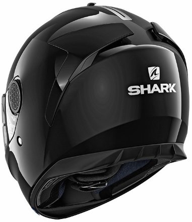 Мотошлем Shark Spartan Blank, цвет Черный