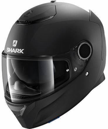 Мотошлем Shark Spartan Blank, цвет Черный Матовый