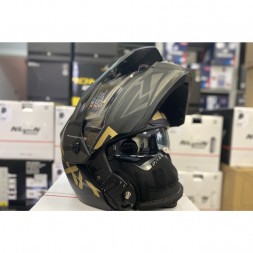 Шлем FXR Maverick X Black/Gold с подогревом 
