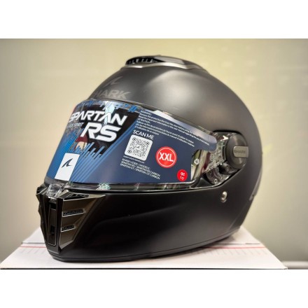 Мотошлем Shark Spartan Rs Blank, цвет Черный Матовый