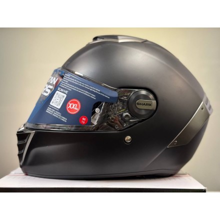 Мотошлем Shark Spartan Rs Blank, цвет Черный Матовый