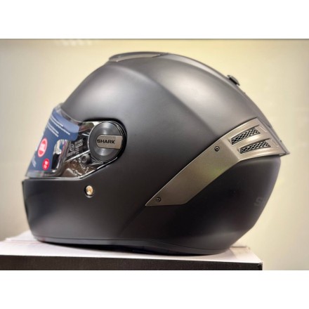 Мотошлем Shark Spartan Rs Blank, цвет Черный Матовый