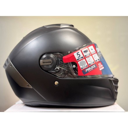 Мотошлем Shark Spartan Rs Blank, цвет Черный Матовый