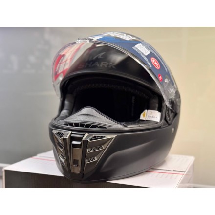 Мотошлем Shark Spartan Rs Blank, цвет Черный Матовый