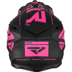 Шлем FXR Helium Race Div W/Auto Buckle Black/Elec Pink