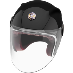 Мотошлем Guang Jet Hématite Glossy