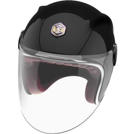 Мотошлем Guang Jet Hématite Glossy