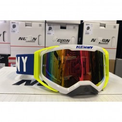 Очки кроссовые Kenny Performance Level 2 Navy Neon Yellow 