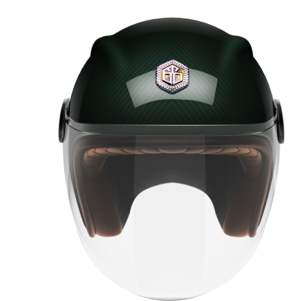 Мотошлем Guang Jet Emerald Glossy