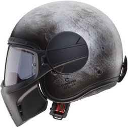 Мотошлем Caberg Jet Ghost Iron, цвет Серый Матовый/Черный Матовый