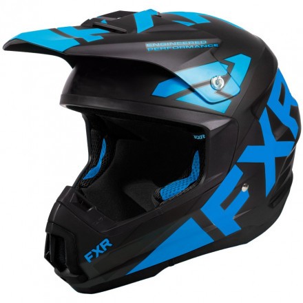 Шлем FXR Torque Team Black Blue Quick Release