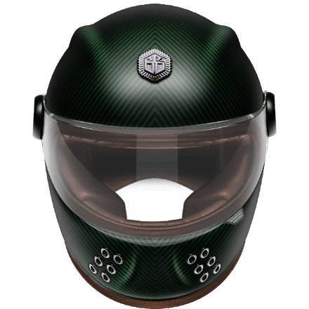 Мотошлем X-Guang Full Face Emerald Carbon Matte