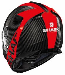 Мотошлем Shark Spartan Carbon, цвет Карбон/Красный