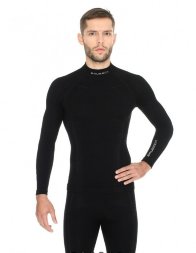 Мужская футболка Brubeck Extrim Merino 78% шерсти, цвет Черный