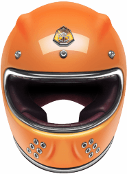 Мотошлем Guang Full Face Orange
