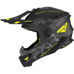 Шлем FXR Helium Race Div Black/Hi Vis Quick Release