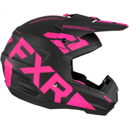 Шлем FXR Torque Team Black Pink Quick Release