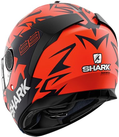 Мотошлем Shark Spartan 1.2 Lorenzo MAT GP, цвет Красный/Черный