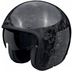 Мотошлем Scorpion Exo Belfast Evo Carbon Onyx, цвет Карбон Карбон