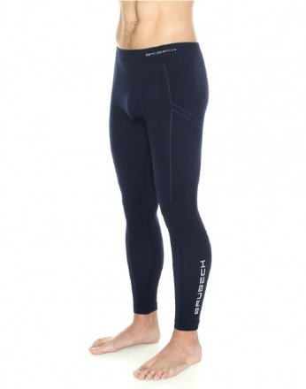 Мужские кальсоны Brubeck Extrim Merino 78% шерсти, цвет Синий