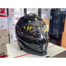Мотошлем Scorpion Exo Covert-FX Solid, цвет Черный 